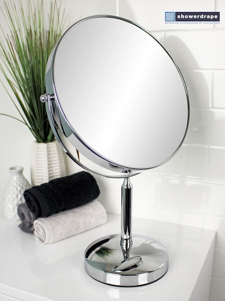 Showerdrape Vanity Mirror Round 5x Magnification Reversable Helios (545065) | ‏33 ر.ع.‏