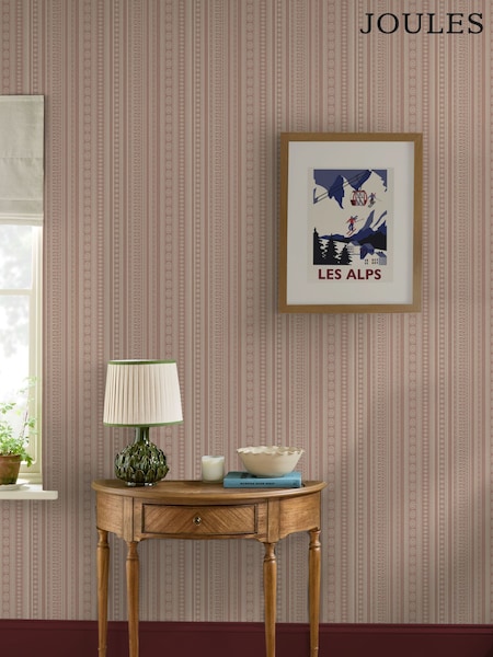 Joules Alpine Apres Wood Mounted Framed Print Wall Art