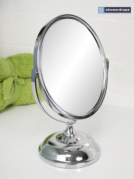 Showerdrape Vanity Mirror Oval 5x Magnification Reversable Eris (545247) | ‏14 ر.ع.‏