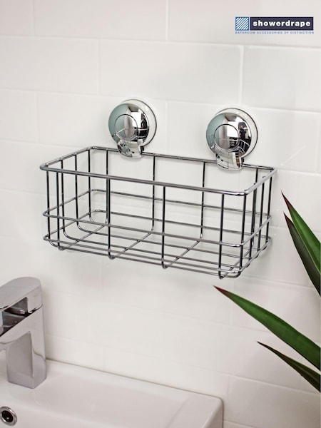 Showerdrape Suction Bottle Basket Wall Mounted Suctionloc (545307) | R$ 295