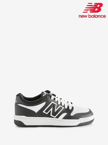 New Balance Black White Boys 480 Trainers (545336) | €40