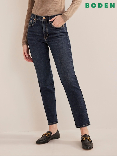Boden Blue Mid Rise Cigarette Jeans (545488) | €62