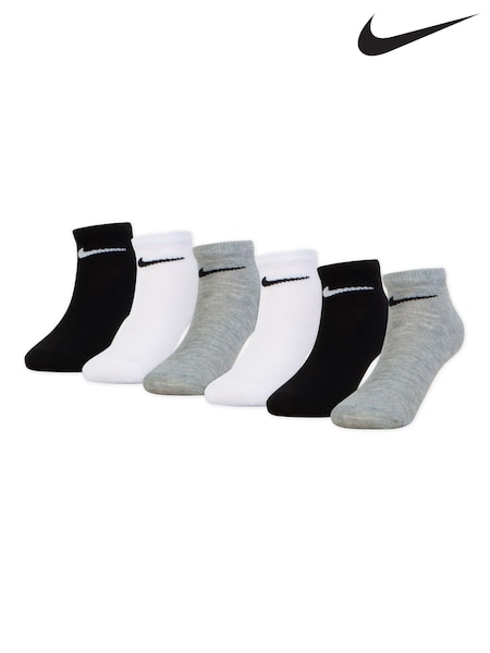 Nike Black Ankle Socks 6 Pack Little Kids (545942) | € 11