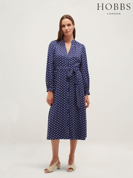 Blue - Hobbs Zia Dress