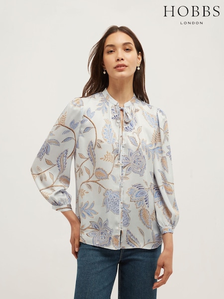 Blue - Hobbs Malia Blouse