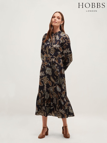 Blue - Hobbs Vespa Dress