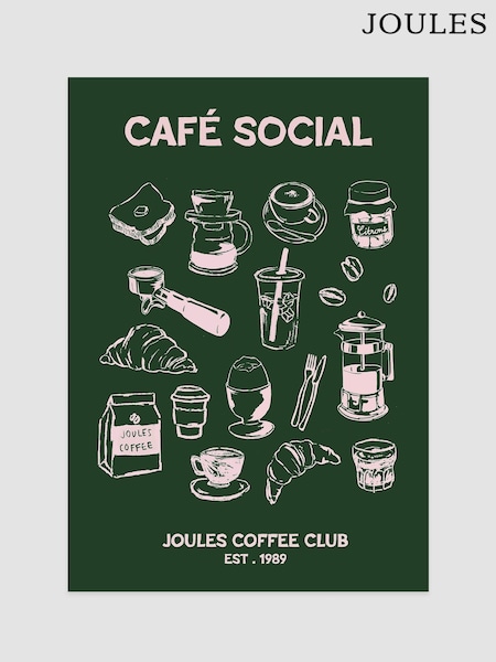 Joules 89 Breakfast Club Print Wall Art