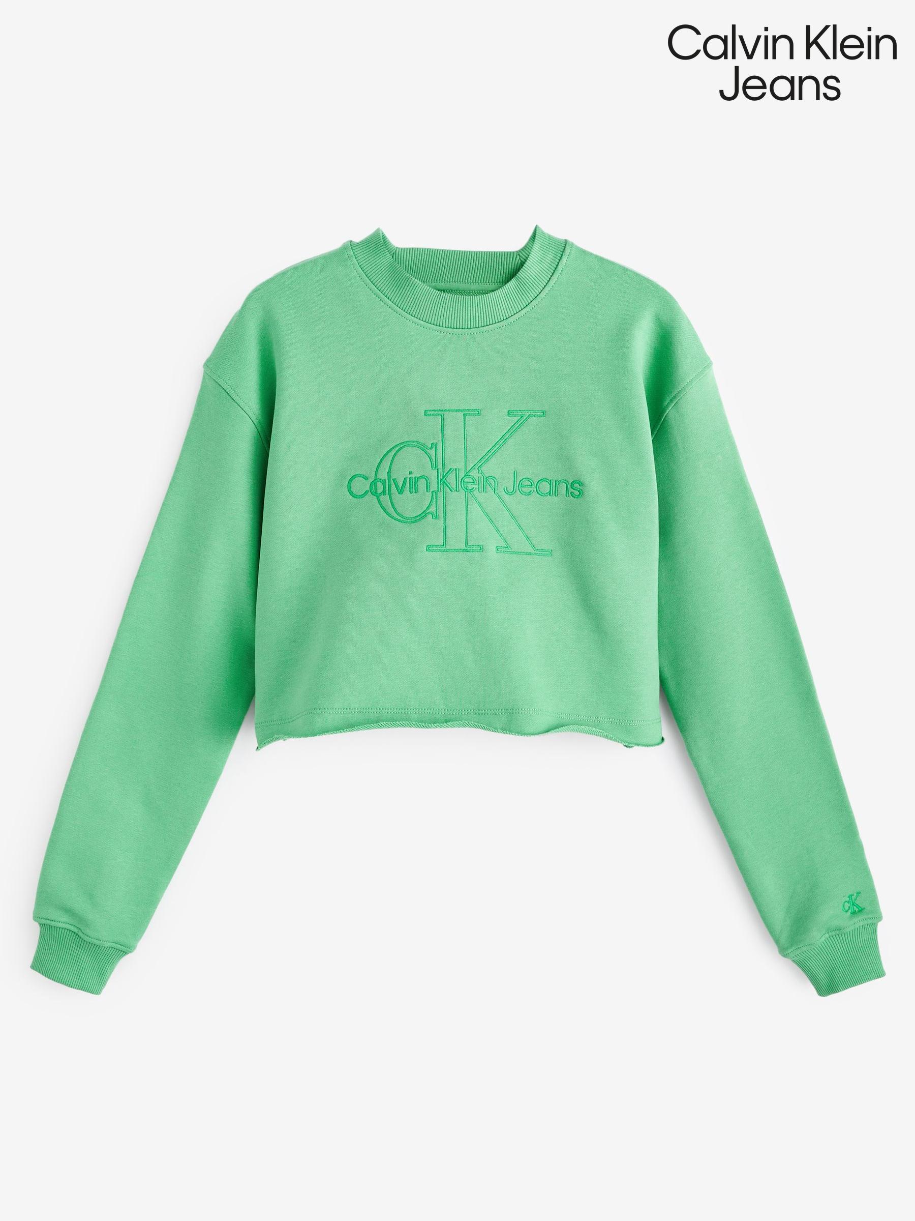 Green calvin klein jumper sales