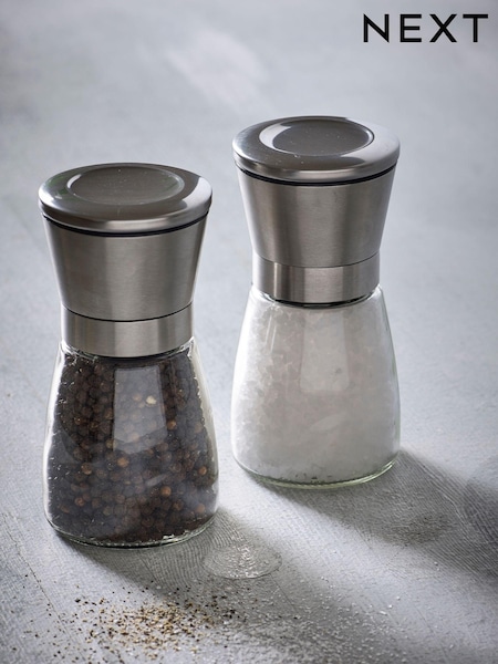 Silver Stainless Steel Salt And Pepper Set (548177) | €23.50
