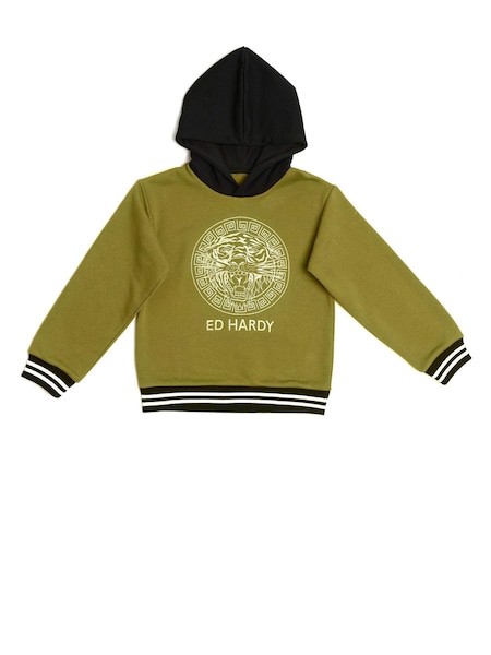 Ed Hardy Khaki Green T-Shirt (548321) | €26 - €27