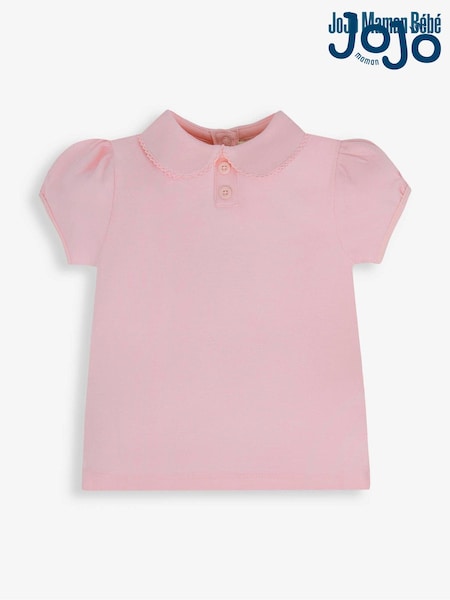 JoJo Maman Bébé Plain Peter Pan Collar T-Shirt (548986) | ‏82 د.إ.‏