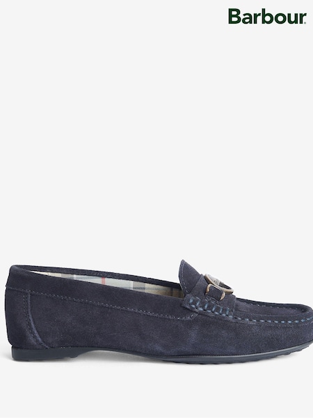 Barbour® Navy Anika Suede Loafers (549442) | €63