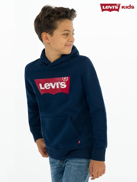 Levi's® Navy Blue Batwing Logo Hoodie (550514) | AED116 - AED131