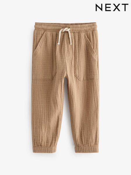Rjava - Soft Textured Cotton Trousers (3mths-7yrs) (550567) | € 8 - € 10