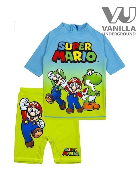 Vanilla Underground Green Super Mario 2 Piece Swim Set (550960) | €31