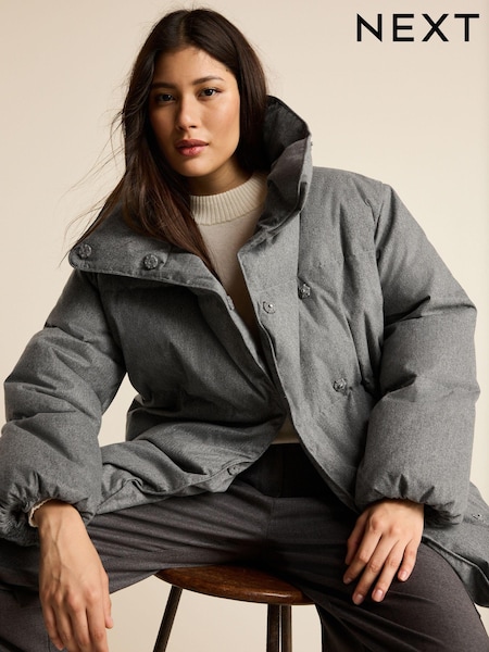 Grey Down Padded Coat (551038) | €34