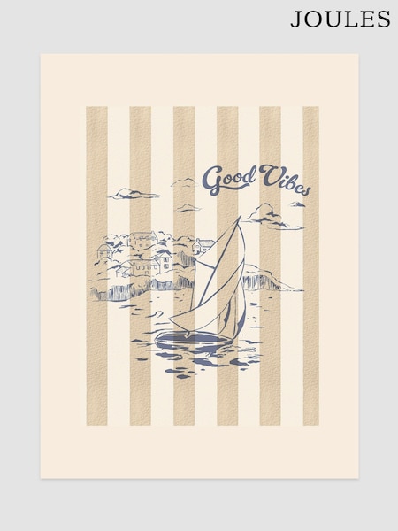 Joules Good Vibes Point Of View Print Wall Art