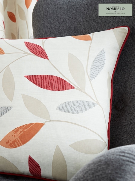Fusion Red 100% Cotton Beechwood Cushion (552033) | AED93
