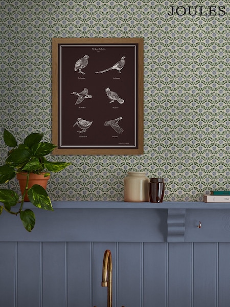 Joules The Gamekeepers Sketch Wood Framed Print Wall Art