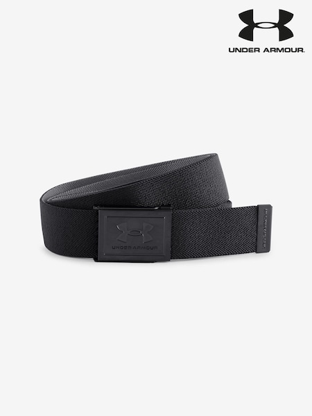 Under Armour Black/Grey Under Armour M Stretch Webb Belt (552301) | CA$49