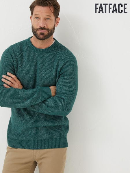 FatFace Green Hinton Crew Jumper (552530) | €30