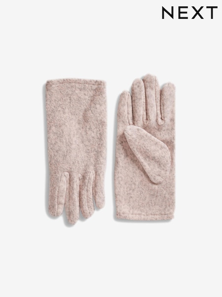 Blush Pink Fleece Gloves (552890) | €8