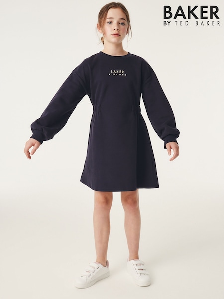 Marineblau - Baker By Ted Baker Sweatkleid mit Logo hinten (553594) | 23 € - 27 €