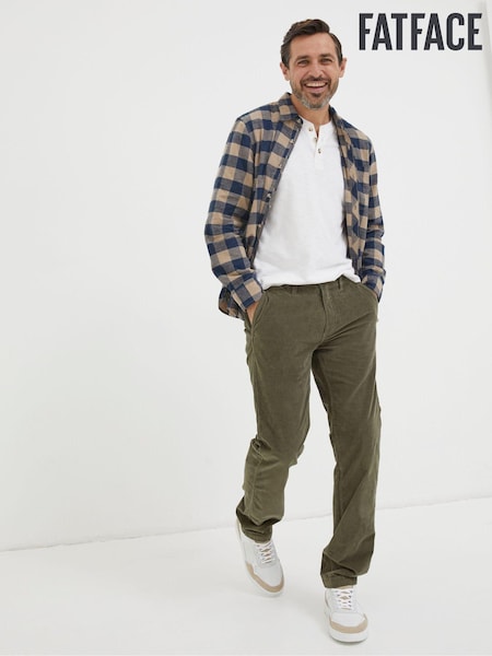 FatFace Green Straight Cord Trousers (553737) | €34