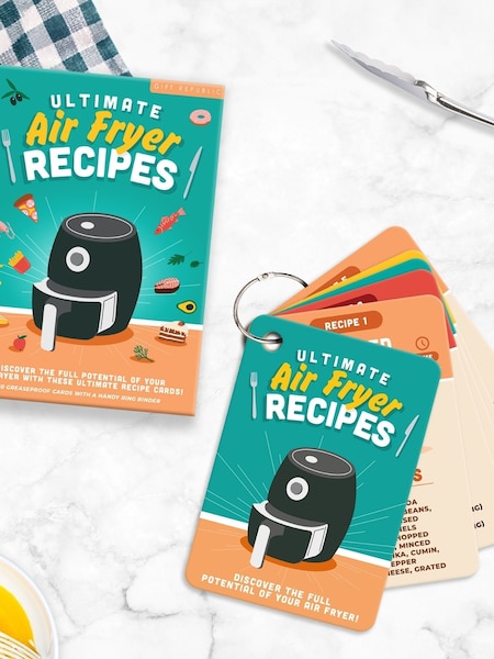 Gift Republic Ultimate Air Fryer Recipe Cards