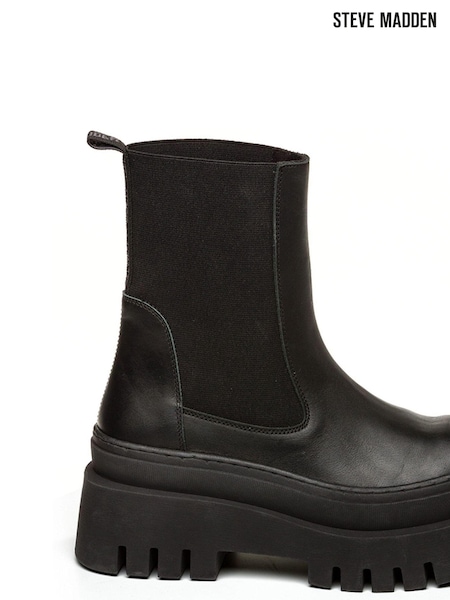 črna - Steve Madden Cassandra Bootie Leather (554142) | € 127