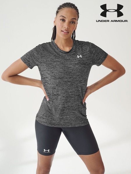 Musta - Under Armour Tech Twist Pyöreä kaula-aukko T-paita (555137) | €43