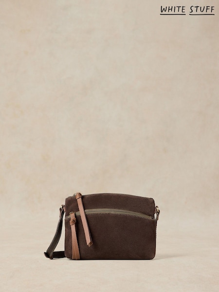 Marrón - Bolso bandolera mini Hollie de White Stuff
