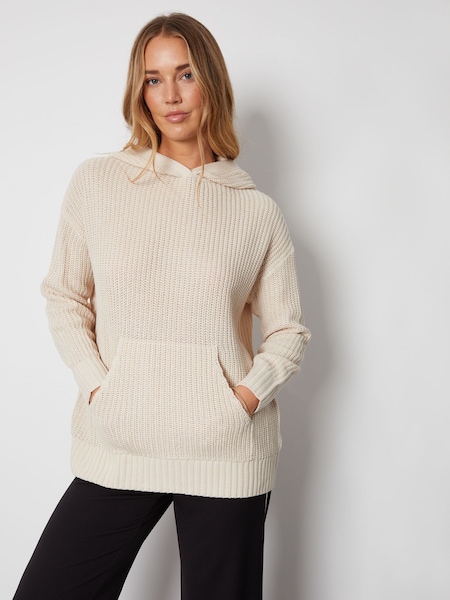 Threadbare Brown Hooded Knitted Jumper (556374) | €18.50