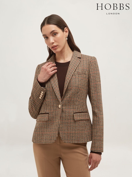 Brown - Hobbs Adeline Jacket