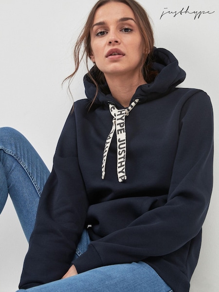 أزرق داكن - Hype Womens Drawcord Hoodie (556491) | ‏17.500 د.ك.‏