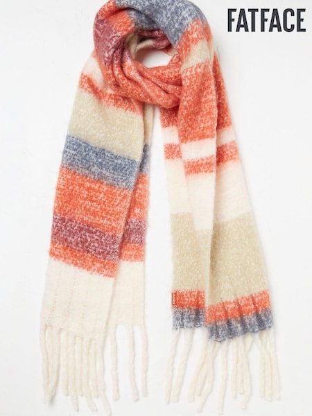 FatFace Red Suzie Stripe Scarf (557549) | €21.50