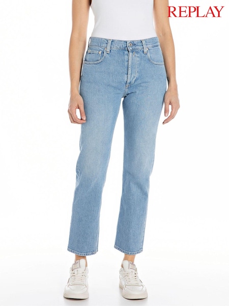Replay Light Blue Denim Maijke Straight Fit Jeans (557674) | €83
