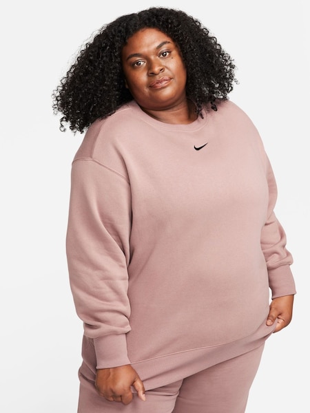 Brun - sweat ras de cou Nike Curve oversize (557822) | € 32