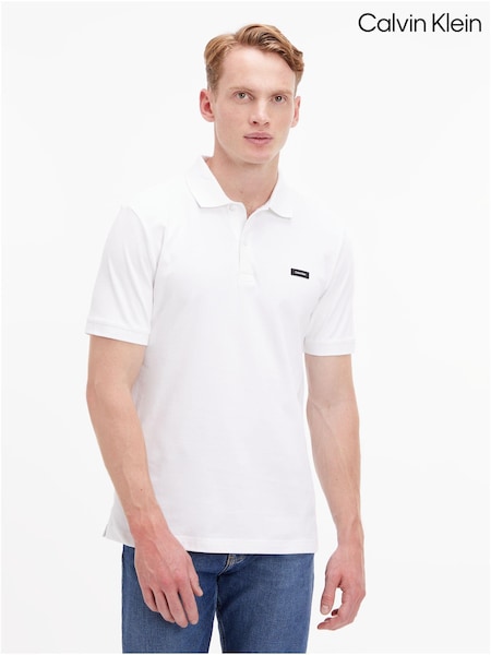 Calvin Klein Slim Stretch Pique Polo Shirt (558050) | ‏204 د.إ.‏