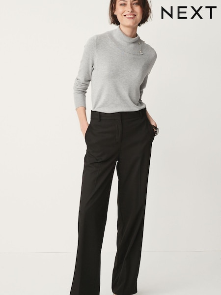 Marineblau - Tailored Wide Leg Trousers (558221) | 13 €