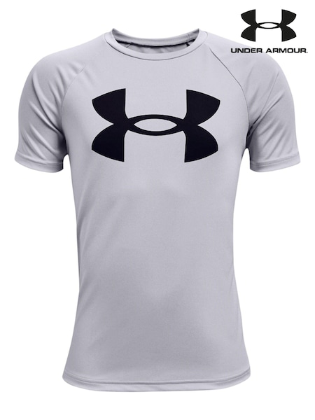 Under Armour Grey Tech Big Logo Short Sleeve T-Shirt (558238) | €11