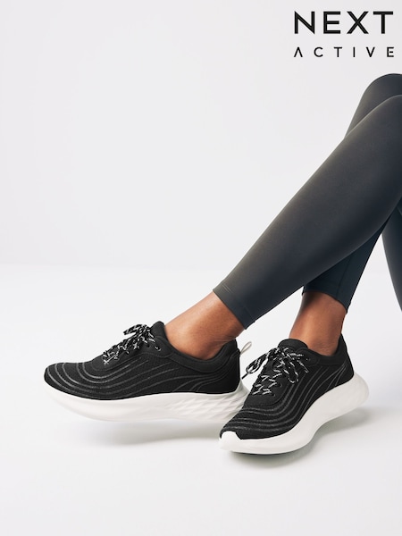 Black Active Sports Gym Trainers (558433) | AED75