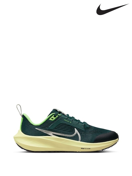 Nike Green Air Zoom Pegasus 40 Youth Running Trainers (558524) | €44.50