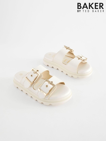 Baker by Ted Baker Girls Satin Footbed Buckled Sandals (558812) | €21 - €21.50
