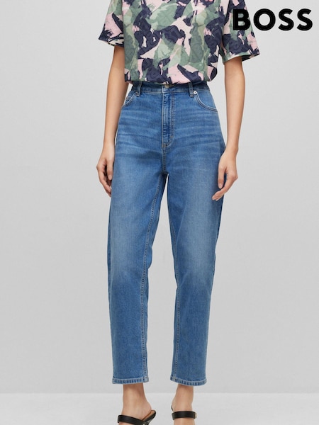 BOSS Ruth Regular Fit High Waisted Stretch Jeans (559273) | 569 LEI