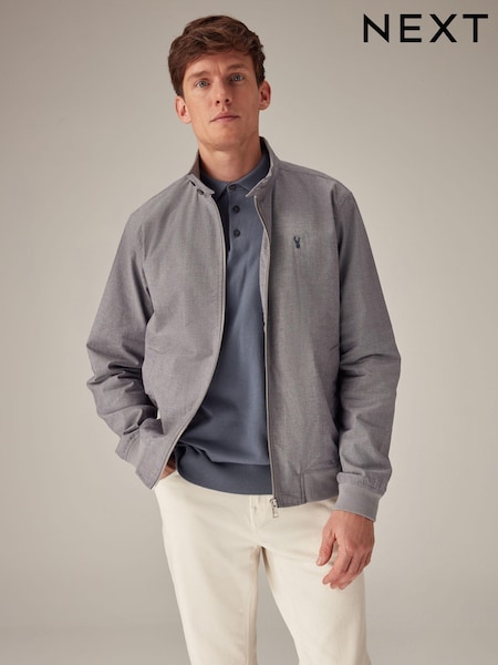 Blau - Shower Resistant Check Lining Harrington Jacket (559687) | 15 €