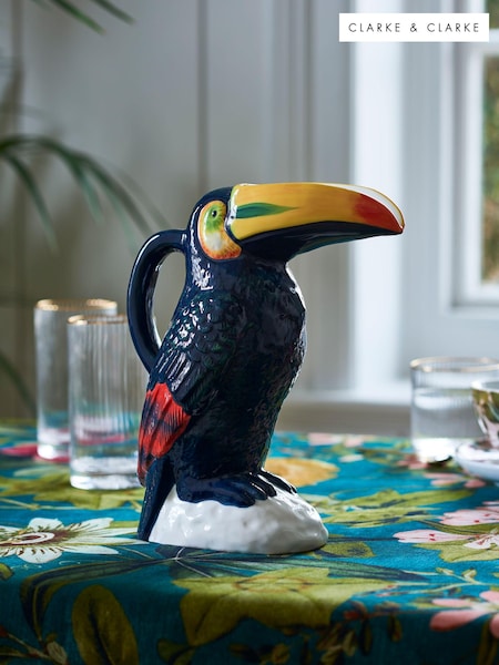 Clarke & Clarke Multi Toucan Ceramic Jug (560359) | €47