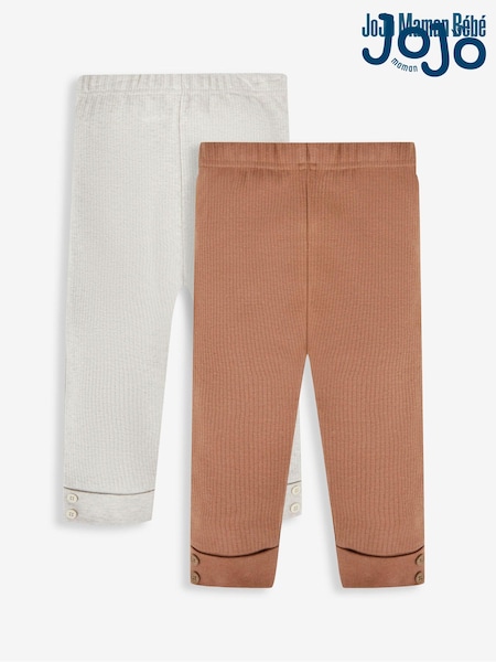 JoJo Maman Bébé 2-Pack Rib Leggings (560376) | 30 €