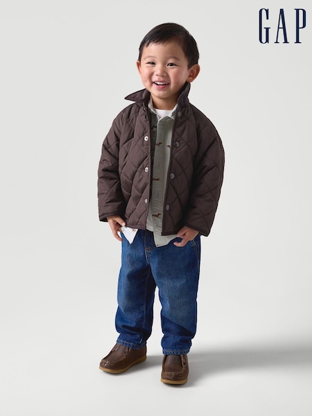 Dark Wash - Gap Pull On Baggy Jeans (6mths-5yrs)