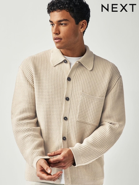 Nevtralno - Textured Knitted Relaxed Shacket (561057) | € 22